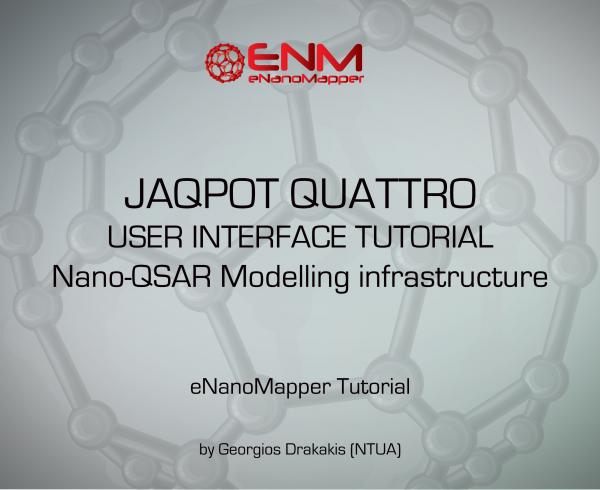 JAQPOT QUATTRO user interface tutorial