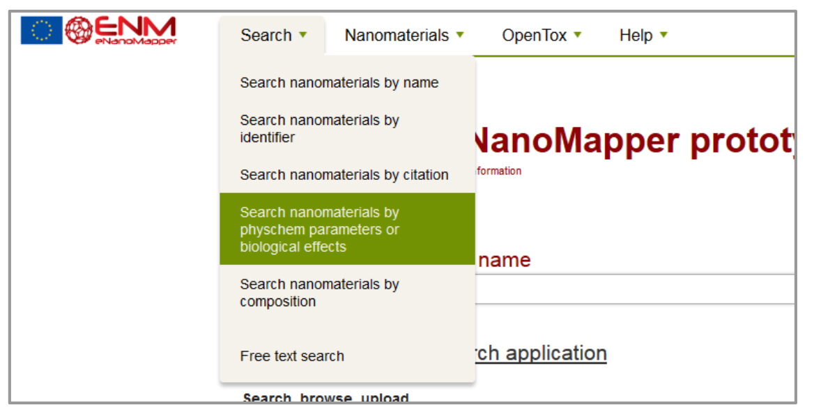 Figure 2: Search function