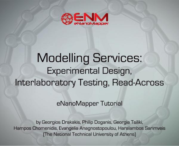 Modelling Services: Experimental Design, Interlaboratory Testing, Read-Across - Video Tutorial