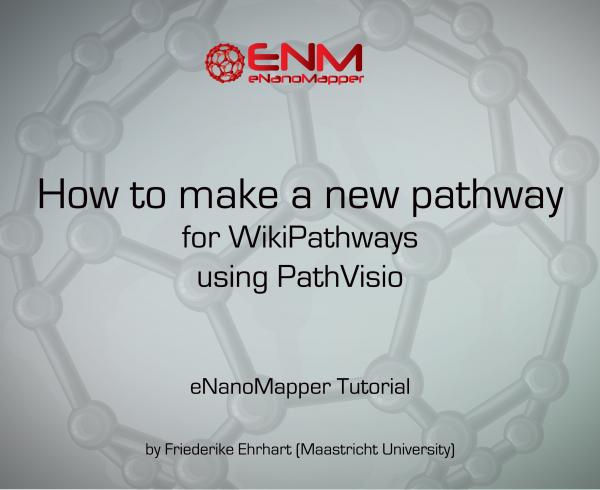 eNanoMapper tutorial: How to make a pathway 