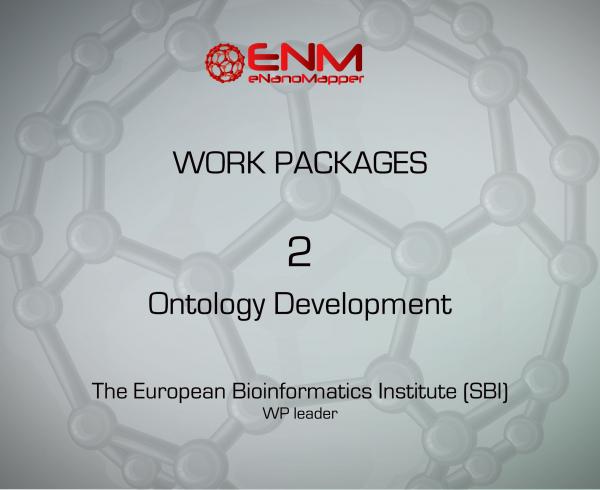 eNanoMapper Work Package 2 – Ontology Development