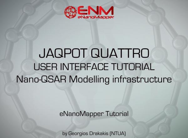 JAQPOT QUATTRO user interface tutorial